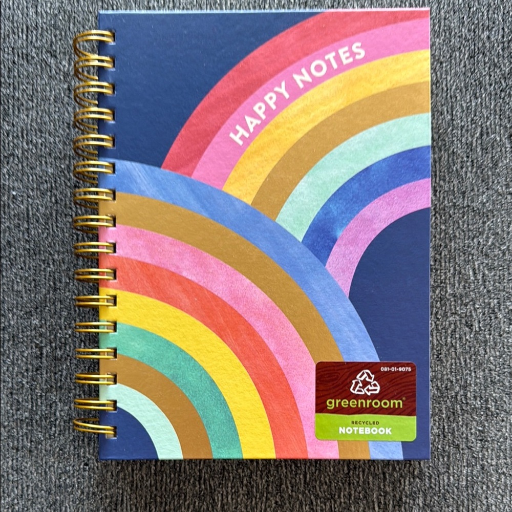 Greenroom Happy Notes Spiral Journal